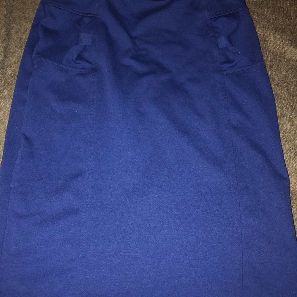 Blue skirt